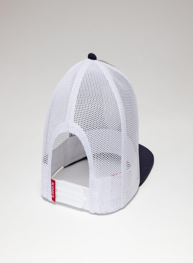 Kimes Ranch Cap Adjusatable Snapback Drop in Americana Hat - Grey Heather - Image 3